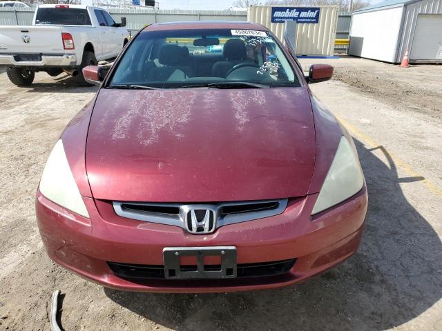 1HGCM56765A020467 - 2005 HONDA ACCORD EX BURGUNDY photo 5