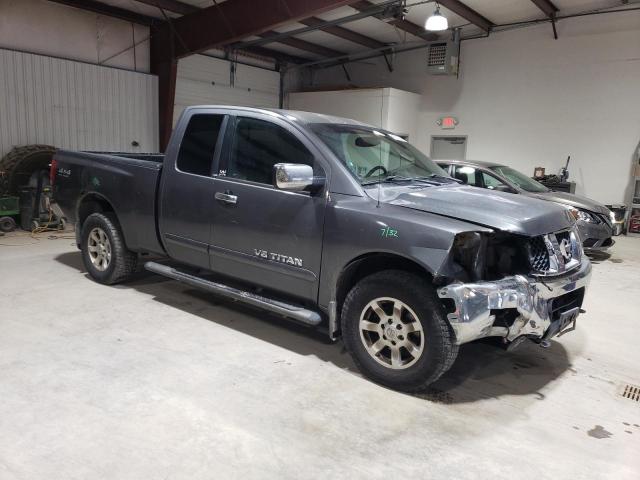 1N6AA06B04N592175 - 2004 NISSAN TITAN XE CHARCOAL photo 4