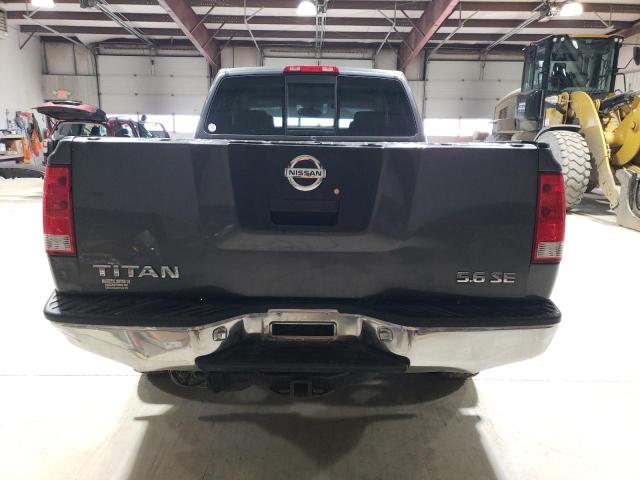 1N6AA06B04N592175 - 2004 NISSAN TITAN XE CHARCOAL photo 6