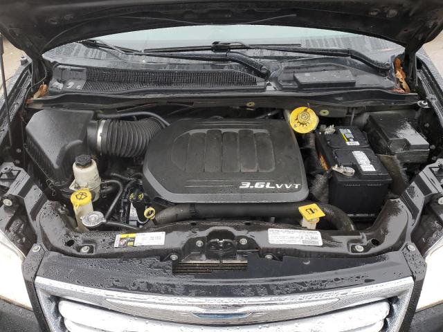 2C4RC1CG4DR797720 - 2013 CHRYSLER TOWN & COU TOURING L BLACK photo 12