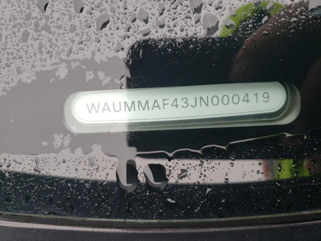 WAUMMAF43JN000419 - 2018 AUDI A4 PRESTIGE BLACK photo 13