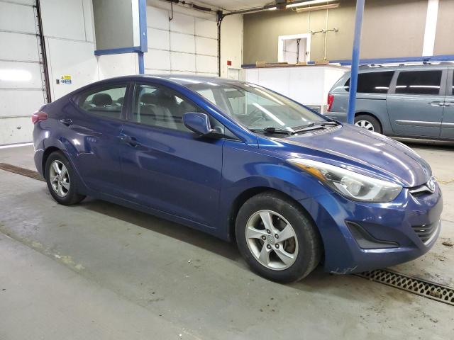 5NPDH4AE8FH605083 - 2015 HYUNDAI ELANTRA SE BLUE photo 4