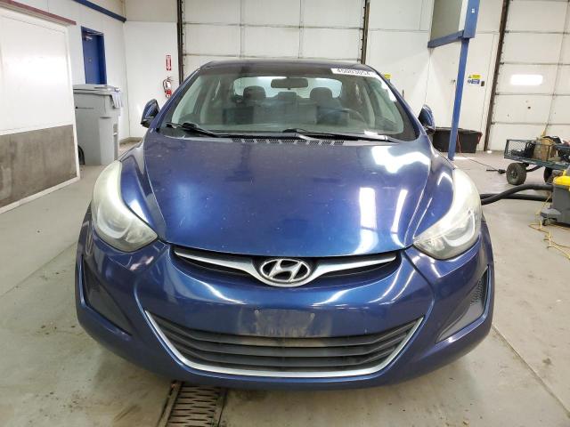 5NPDH4AE8FH605083 - 2015 HYUNDAI ELANTRA SE BLUE photo 5