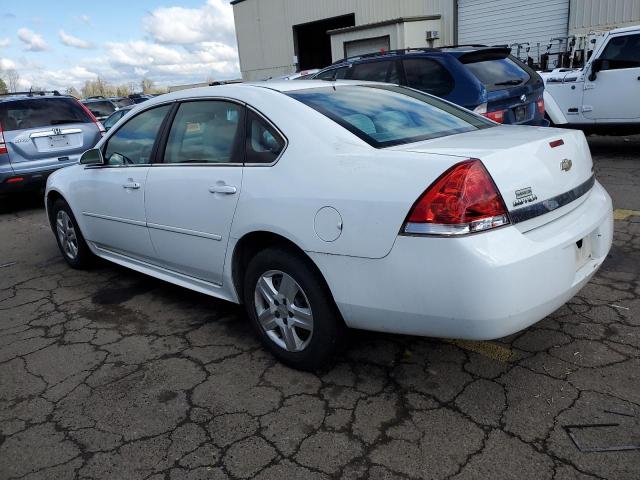 2G1WF5EKXB1118542 - 2011 CHEVROLET IMPALA LS WHITE photo 2