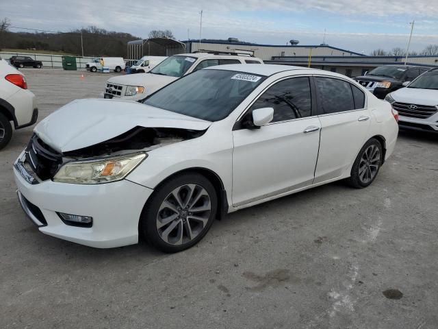 1HGCR2F52DA259883 - 2013 HONDA ACCORD SPORT WHITE photo 1