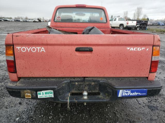 4TANL42N6XZ400482 - 1999 TOYOTA TACOMA RED photo 6