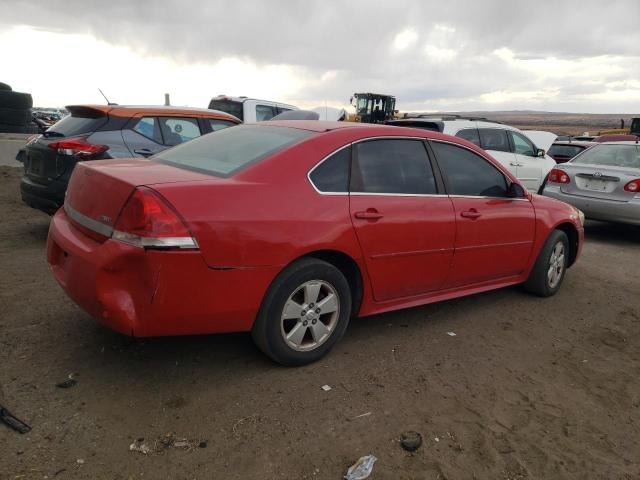 2G1WF5EK2B1119572 - 2011 CHEVROLET IMPALA LS RED photo 3