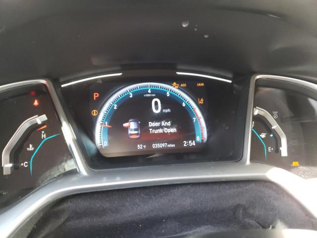 2HGFC1F71LH681802 - 2020 HONDA CIVIC EXL შავი ფოტო 9