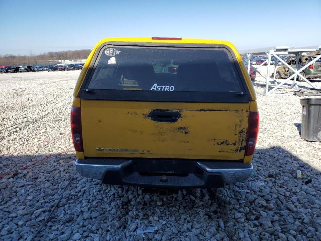 1GCDT136258203592 - 2005 CHEVROLET COLORADO YELLOW photo 6