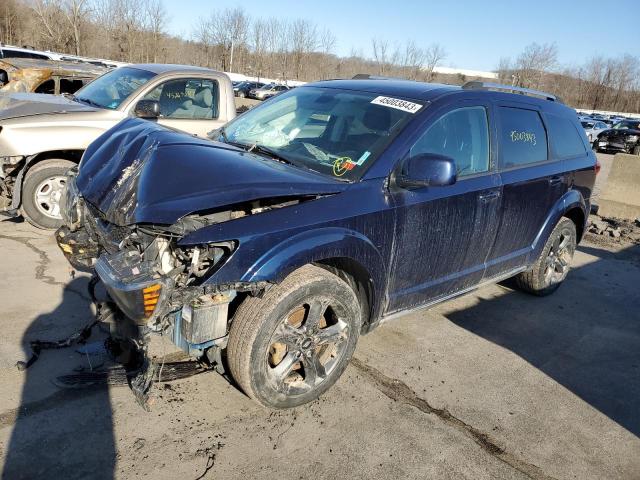 3C4PDDGG3JT387483 - 2018 DODGE JOURNEY CROSSROAD BLUE photo 1