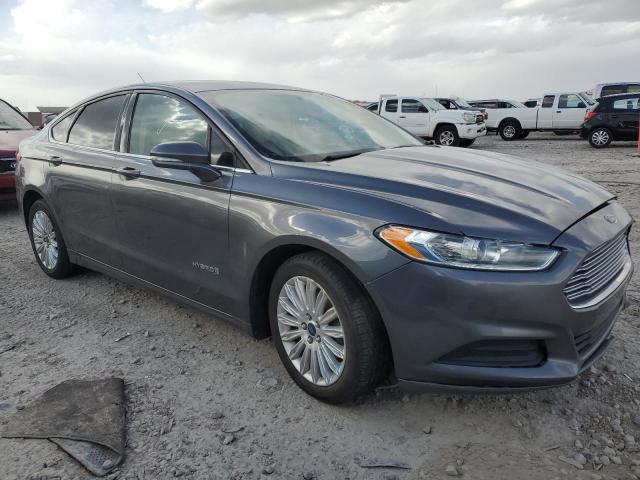 3FA6P0LU7ER299150 - 2014 FORD FUSION SE HYBRID GRAY photo 4