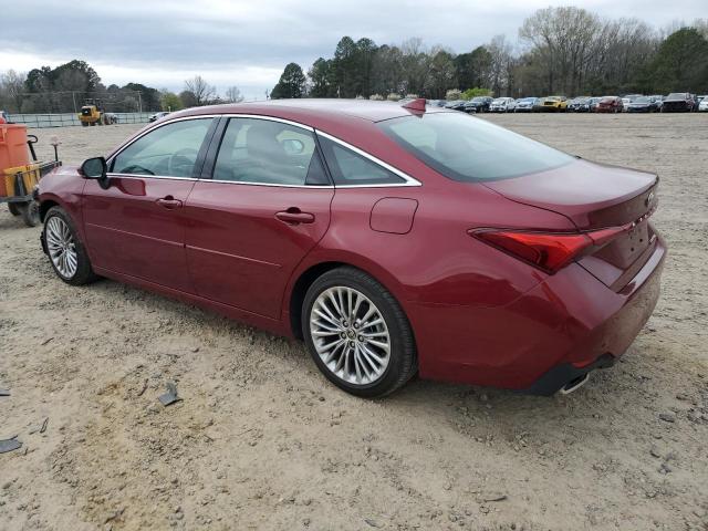 4T1DZ1FBXMU061386 - 2021 TOYOTA AVALON LIMITED BURGUNDY photo 2