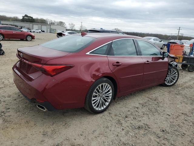 4T1DZ1FBXMU061386 - 2021 TOYOTA AVALON LIMITED BURGUNDY photo 3