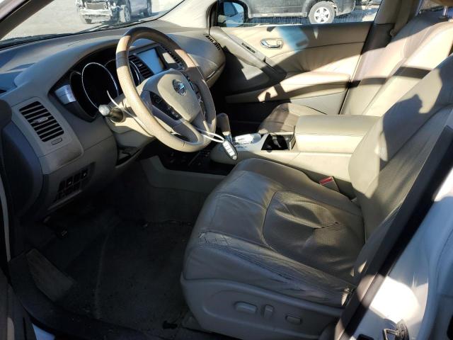 JN8AZ1MW8AW116791 - 2010 NISSAN MURANO S WHITE photo 7