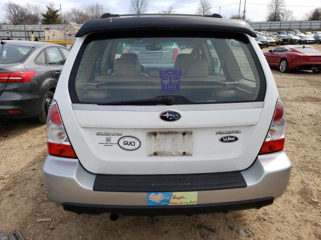 JF1SG67606H735580 - 2006 SUBARU FORESTER 2.5X LL BEAN WHITE photo 6