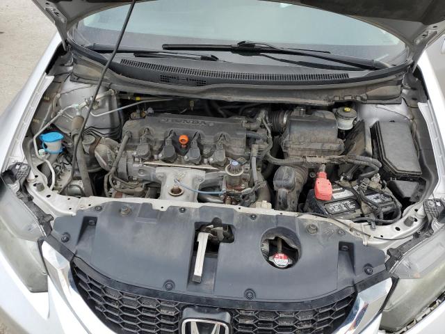 19XFB2F96EE040636 - 2014 HONDA CIVIC EXL ვერცხლისფერი ფოტო 11