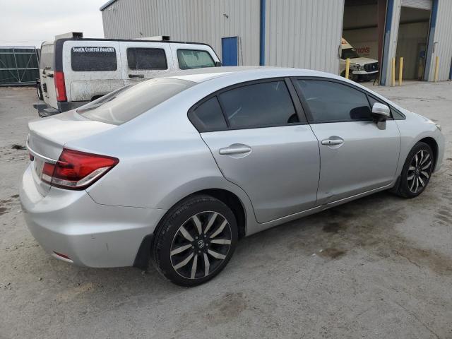 19XFB2F96EE040636 - 2014 HONDA CIVIC EXL SILVER photo 3