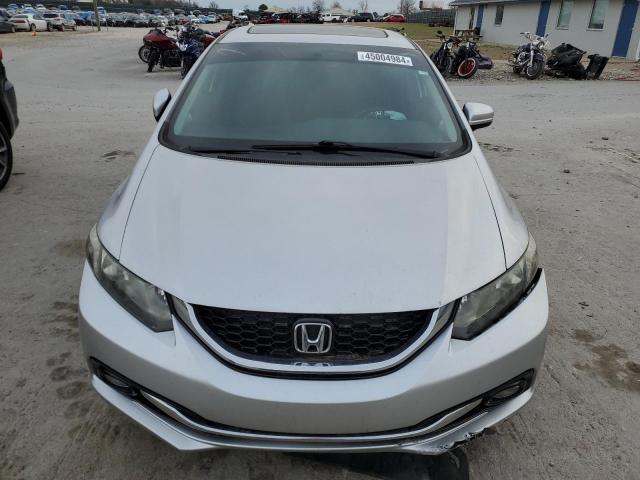 19XFB2F96EE040636 - 2014 HONDA CIVIC EXL ვერცხლისფერი ფოტო 5