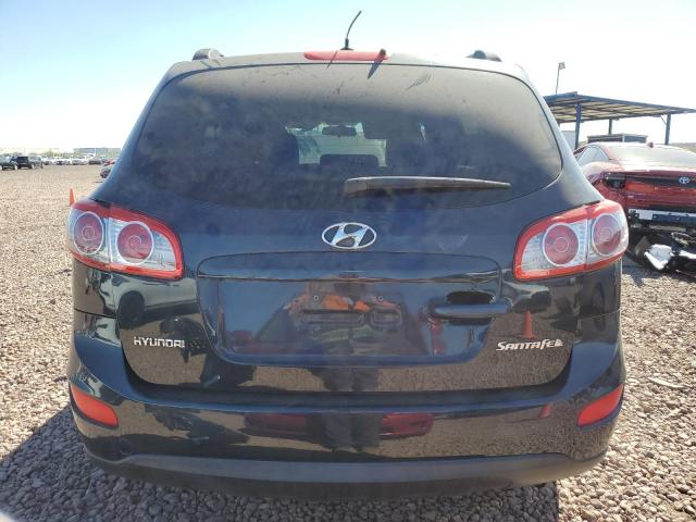 5NMSG3AB9AH394170 - 2010 HYUNDAI SANTA FE GLS BLACK photo 6