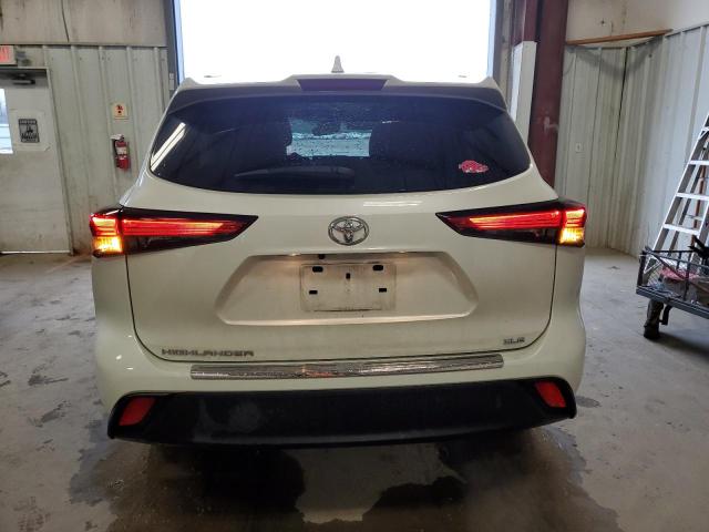5TDGZRAH1MS526038 - 2021 TOYOTA HIGHLANDER XLE 白色 照片 6