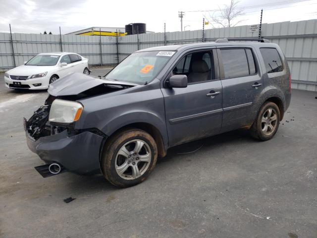 5FNYF4H58CB053012 - 2012 HONDA PILOT EXL GRAY photo 1