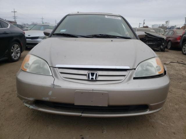 1HGES26751L069106 - 2001 HONDA CIVIC EX BEIGE photo 5