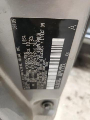 5TBRT34106S474659 - 2006 TOYOTA TUNDRA ACCESS CAB SR5 SILVER photo 12