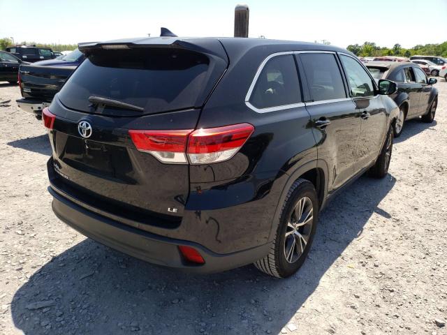 5TDZZRFH0JS257821 - 2018 TOYOTA HIGHLANDER LE BLACK photo 4