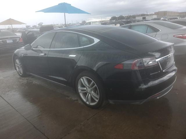 5YJSA1H18EFP56693 - 2014 TESLA MODEL S BLUE photo 2