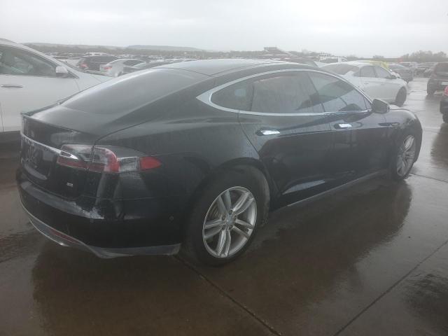 5YJSA1H18EFP56693 - 2014 TESLA MODEL S BLUE photo 3