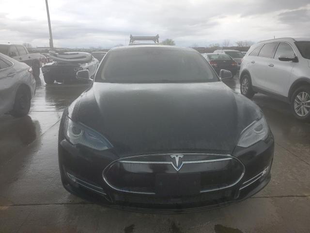 5YJSA1H18EFP56693 - 2014 TESLA MODEL S BLUE photo 5