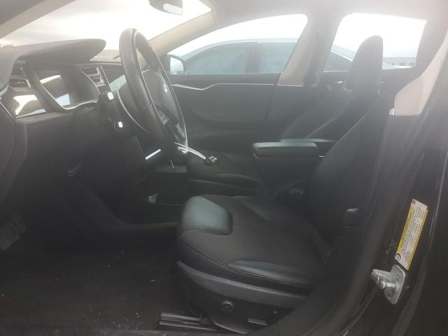 5YJSA1H18EFP56693 - 2014 TESLA MODEL S ლურჯი ფოტო 7