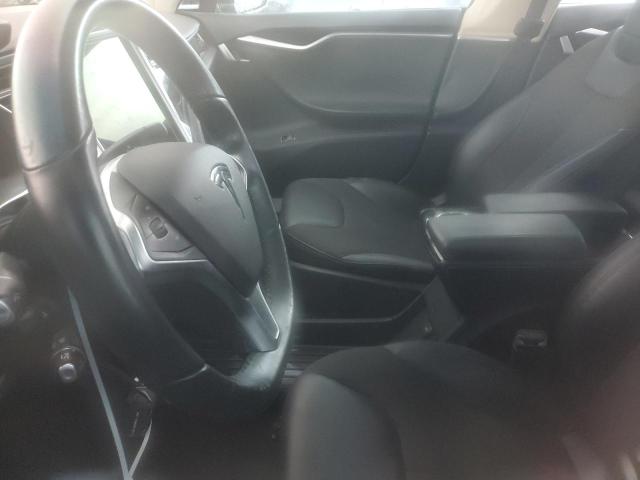 5YJSA1H18EFP56693 - 2014 TESLA MODEL S ლურჯი ფოტო 8