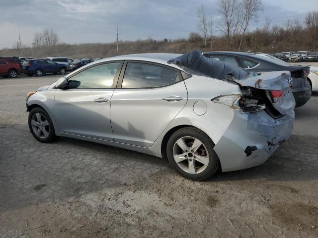 KMHDH4AE3DU607936 - 2013 HYUNDAI ELANTRA GLS SILVER photo 2