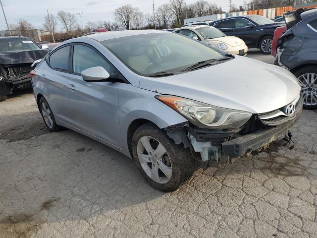 KMHDH4AE3DU607936 - 2013 HYUNDAI ELANTRA GLS SILVER photo 4