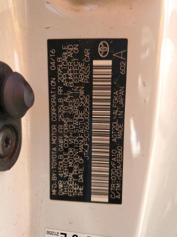 JTKJF5C76GJ025085 - 2016 TOYOTA SCION TC 白色 照片 12