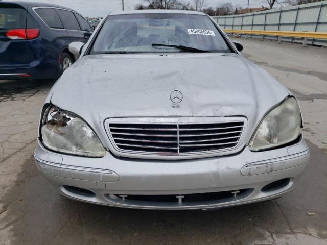 WDBNG70J71A153231 - 2001 MERCEDES-BENZ S 430 SILVER photo 5