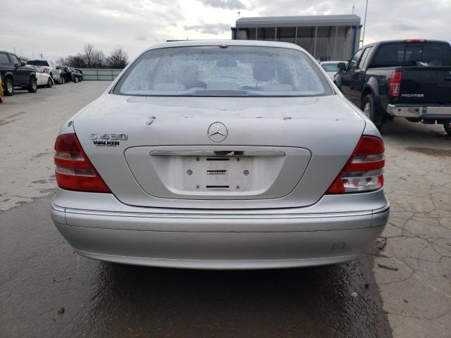 WDBNG70J71A153231 - 2001 MERCEDES-BENZ S 430 SILVER photo 6