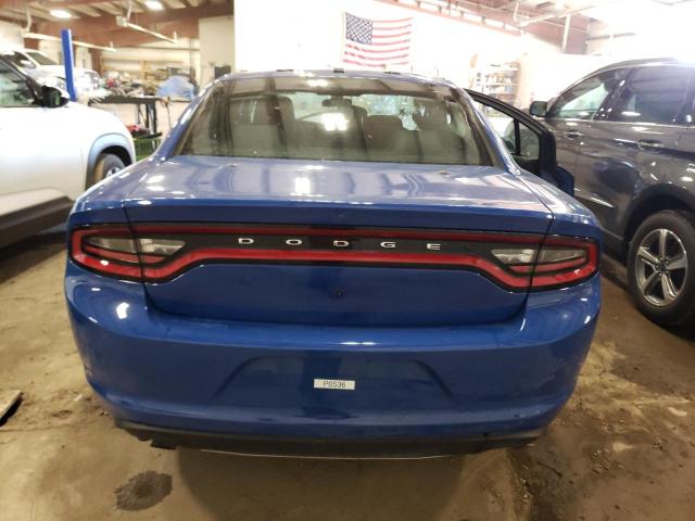 2C3CDXKG5MH588732 - 2021 DODGE CHARGER POLICE BLUE photo 6