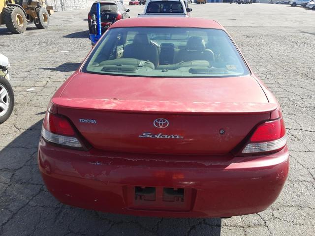 2T1CF28P6YC415205 - 2000 TOYOTA CAMRY SOLA SE RED photo 6