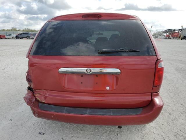 1C4GP45R45B160791 - 2005 CHRYSLER TOWN & COU წითელი ფოტო 6