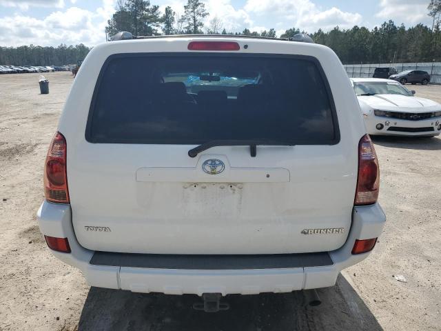 JTEZU14R058036236 - 2005 TOYOTA 4RUNNER SR5 WHITE photo 6