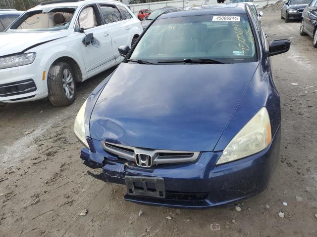 1HGCM56684A022811 - 2004 HONDA ACCORD EX BLUE photo 5