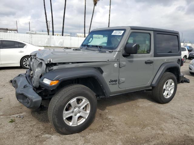 1C4GJXAG1MW774745 - 2021 JEEP WRANGLER SPORT GRAY photo 1