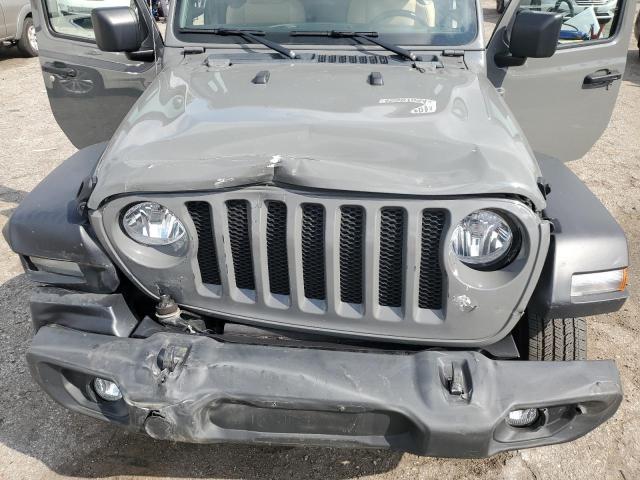 1C4GJXAG1MW774745 - 2021 JEEP WRANGLER SPORT GRAY photo 12