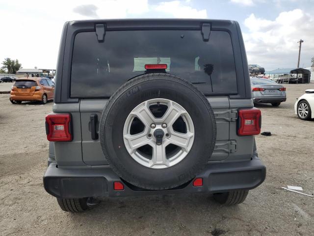 1C4GJXAG1MW774745 - 2021 JEEP WRANGLER SPORT GRAY photo 6