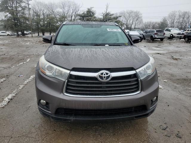 5TDJKRFH8FS202221 - 2015 TOYOTA HIGHLANDER XLE GRAY photo 5