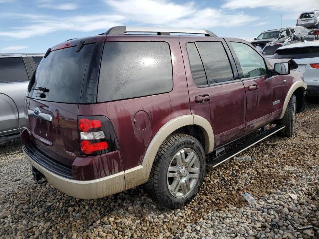 1FMEU74807UB58307 - 2007 FORD EXPLORER EDDIE BAUER BURGUNDY photo 3