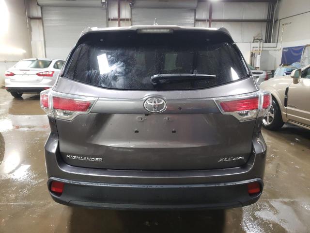 5TDJKRFH9GS265488 - 2016 TOYOTA HIGHLANDER XLE 灰色 照片 6