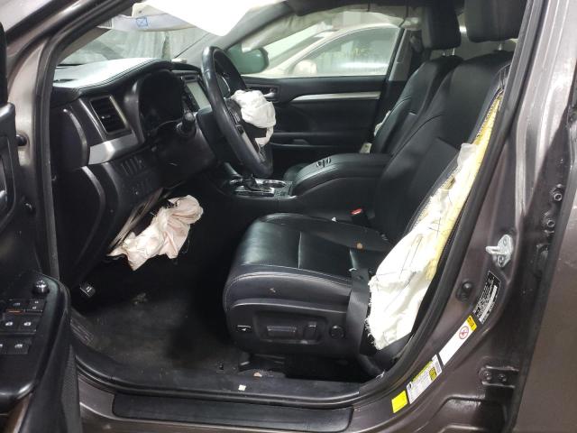 5TDJKRFH9GS265488 - 2016 TOYOTA HIGHLANDER XLE 灰色 照片 7